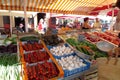 Europe Southern France Nice CÃÂ´te dÃ¢â¬â¢Azur Cours Saleya Provence Fresh Veggie Colorful French Farmer Market Vegetable Tomato Royalty Free Stock Photo